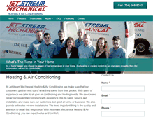Tablet Screenshot of jetstreammechanical.net